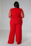 Red Fiery Jumpsuit